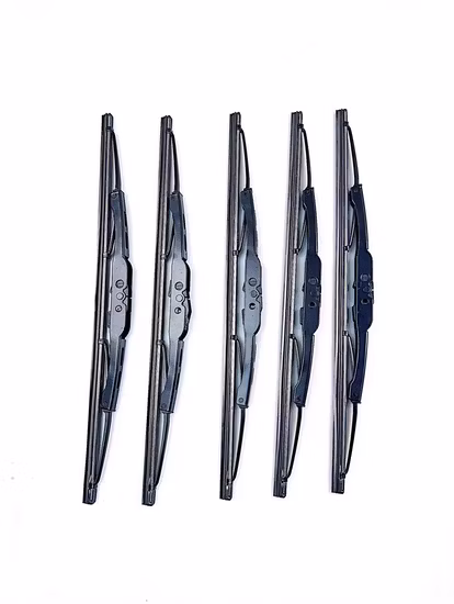 2PCS Traditional Metal Frame U Hook Type Windshield Wiper Blade