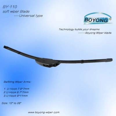 2023best Sell All Size OEM Factory Wholesale Wiper Blade Boneless Flat Frameless Soft Wiper Blade
