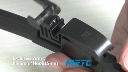 Meto Automotive Parts Frameless Wiper Blade for U-Hook Wiper Arm