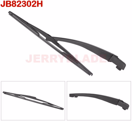 Rear Windshield Wiper Arm and Back Wiper Blade Set for 2006-2013 Volvo C30 OE31290075, 30649727, 30649728 Volvo Genuine Auto Parts Replacement 16inch 41cm